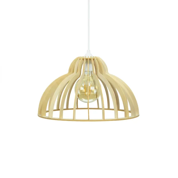 Suspension bois dôme ajourée (Ø35cm, Ø50cm, Ø80cm) – Image 7