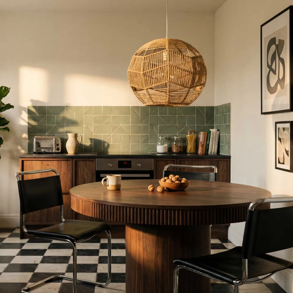 Suspension ficelle de papier naturelle ronde – Image 4