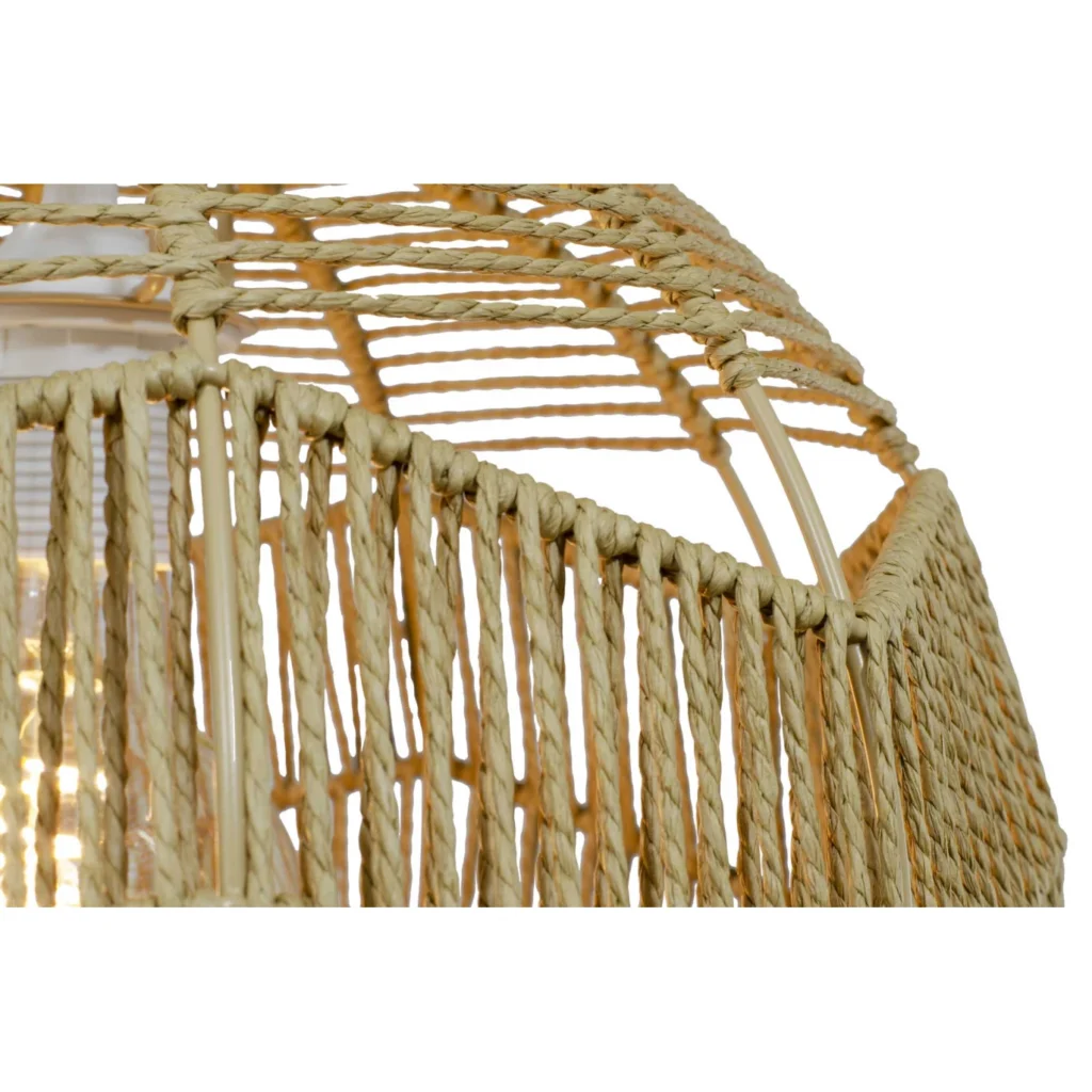 Suspension ficelle de papier naturelle ronde – Image 3