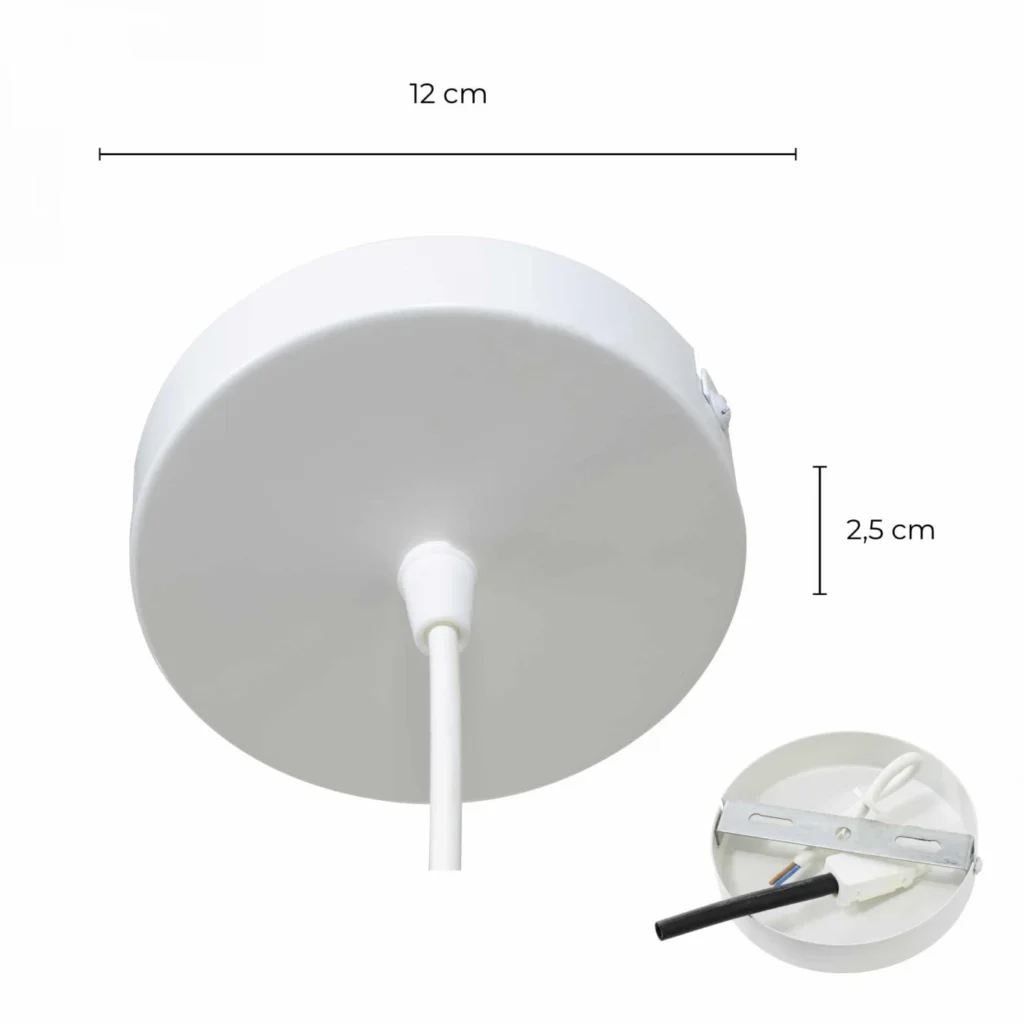 Suspension ficelle de papier naturelle ronde – Image 6