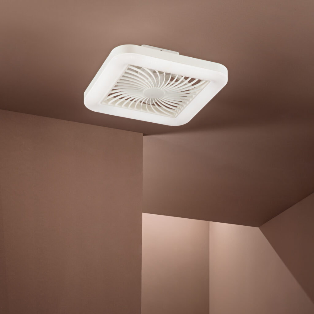 Ventilateur de plafond lumineux carré Merak – Image 7