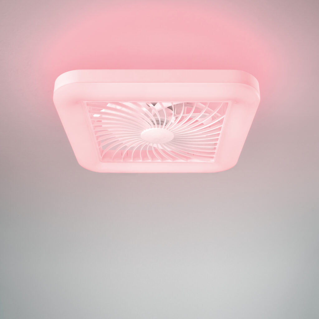 Ventilateur de plafond lumineux carré Merak – Image 4