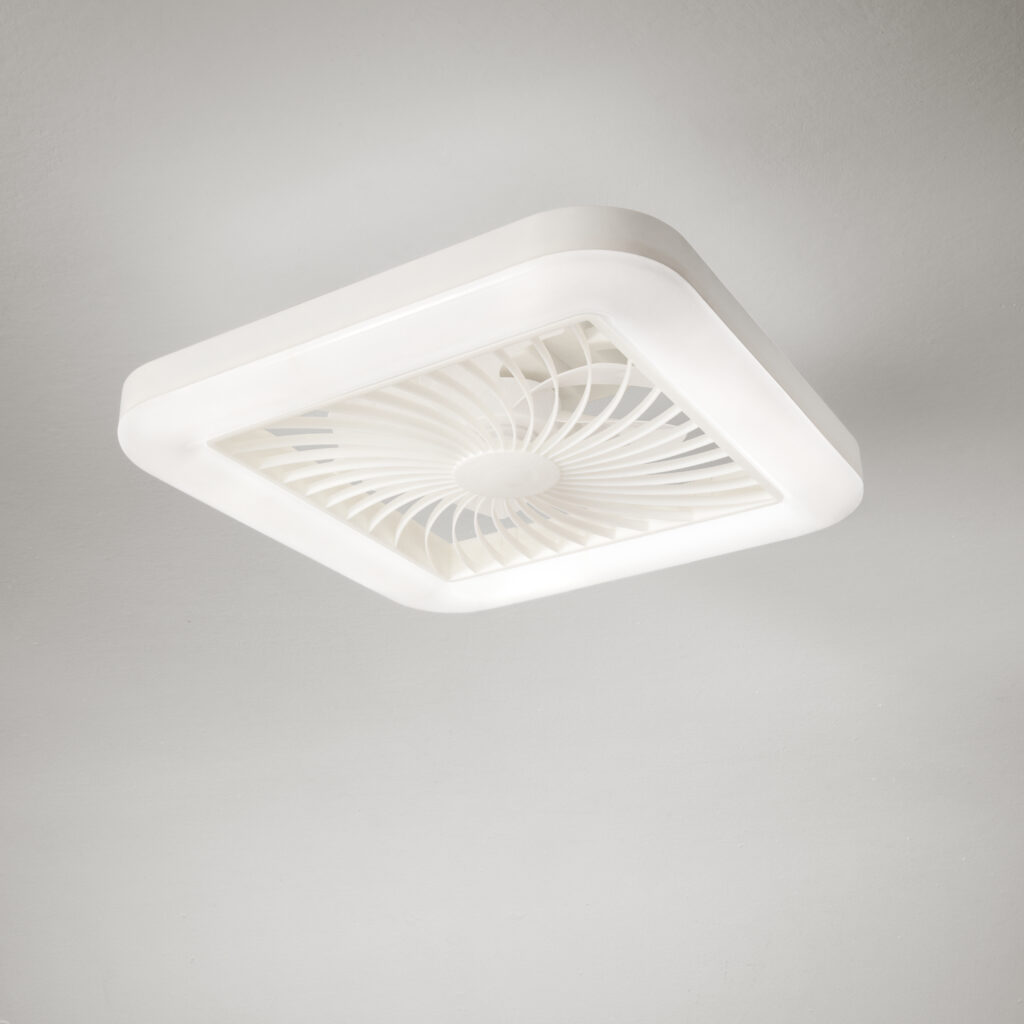 Ventilateur de plafond lumineux carré Merak – Image 2