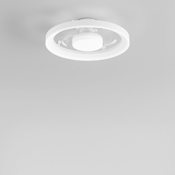 Ventilateur de plafond Pales escamotables Nascar (Noir / Blanc) – Image 4