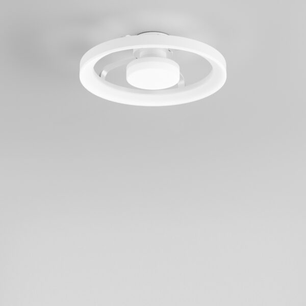 Ventilateur de plafond Pales escamotables Nascar (Noir / Blanc) – Image 3